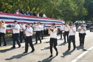 Me playing in the You Bet Your Brass! Marching Band!