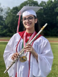 Me and my flute at my high school graduation!