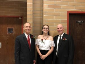 Me and my high school ensemble directors, John Bjorkman and Sean McHugh!