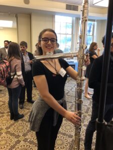 Me and a beautiful contrabass flute!