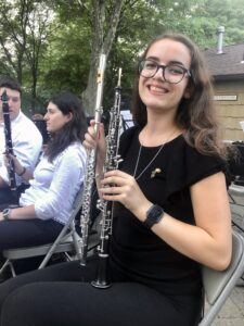 Me playing flute and oboe in the Rockland County Concert Band!